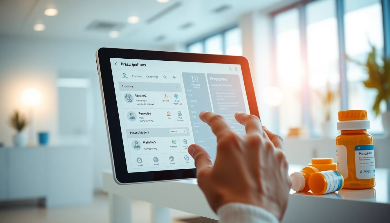 Using time saving prescription apps to explore medication options effectively.